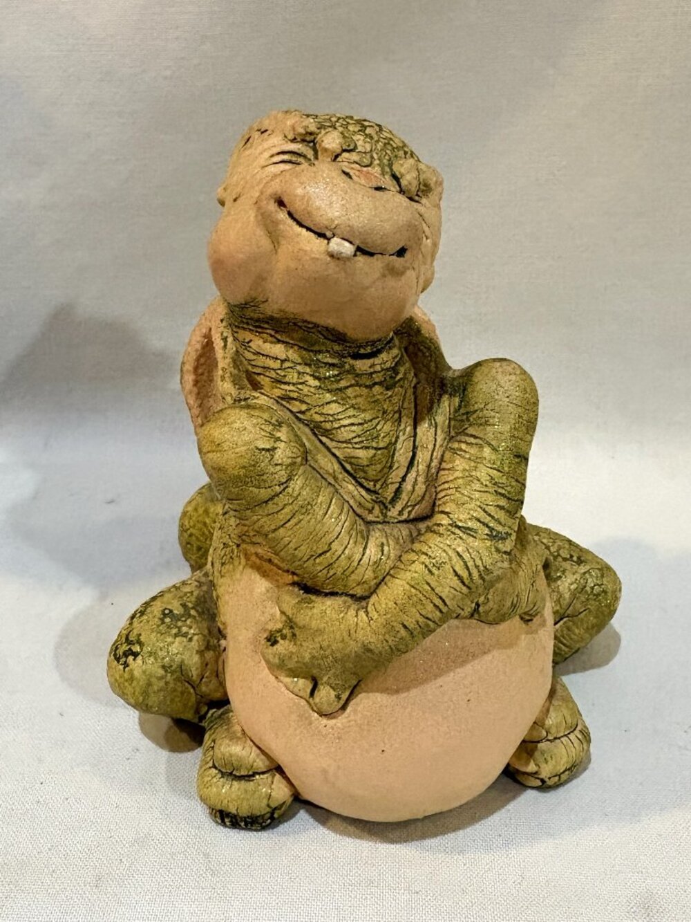 Dragon Keep VTG 1988 HUGGINS Figurine Marty Sculpture 5102 with Crystal on Tail